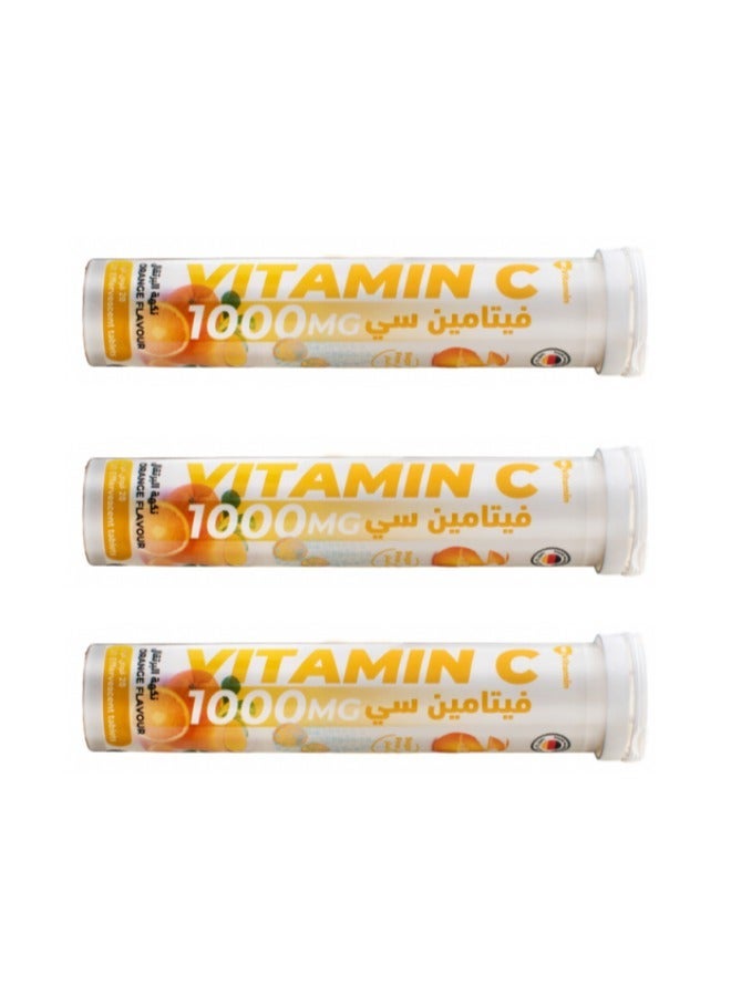Mr.Vitamin Mr Vitamin C Pack Of 3 1000 mg Effervescent 20 Tab - Image 2